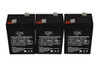 6V 4.5 Ah Emergency Lights Replacement Battery for Sonnenschein A206/38SK (3 Pack)