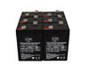 6V 4.5 Ah Alarm Replacement Battery for Silent Knight 5207 (6 Pack)