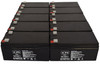 12V 3.4 Ah Replacement Battery for Aequitron PORTAAVAC 8850 (10 Pack)