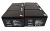12V 12 Ah Replacement Battery for Alpha Technologies ALI Elite 3000RM Terminal T2 (6 Pack)