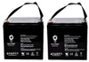 12V 75Ah Replacement Battery for C&D Dynasty DCS-75BT UPS (Terminal RT) (2 Pack)