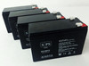12V 9Ah Replacement Battery for Bladez PB-SM815 Scooter (Terminal T2) (4 Pack)