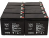 12V 9Ah Replacement Battery for Altronix AL100UL (Terminal T2) (8 Pack)