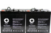 12V 55 Ah Replacement Battery for Toyo 6GFM55 22NF (Terminal i4) (2 Pack)
