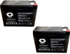 12V 10Ah Replacement Battery for Scooter Replaces Discover D12100S (2 Pack)