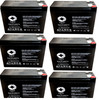 12V 10Ah Replacement Battery for SLA Power-Sonic PSH-12100FR (6 Pack)