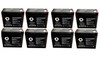 12V 10Ah Replacement Battery for TSI Power 3150 (8 Pack)