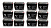 12V 10Ah Replacement Battery for SLA Rascal 355 Fold Go (12 Pack)