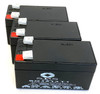 12V 1.3Ah Replacement Battery for Medtronics Life Pak 10 Monitor (3 Pack)