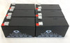 12V 1.3Ah Replacement Battery for Steris Hausted Surgi-Chair (6 Pack)