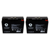 SPS Brand 12V 18Ah Replacement Battery (SG12180FP) for Shoprider TE 889NB Wheelchair MKB ES17 12 scooter wheelchair (2 Pack)