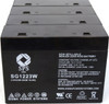 12V 6Ah  - for APC RBC10 (4 PACK)