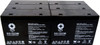12V 6Ah  - for CSB HC1221WP (6 Pack)
