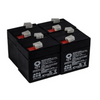 Replacement Battery for SensorMedics ELI100  - 4 PACK