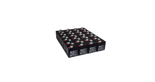 Replacement Battery for B Braun 9528 CARDIAC OUTPUT COMPUTER MONITOR  - 24 PACK
