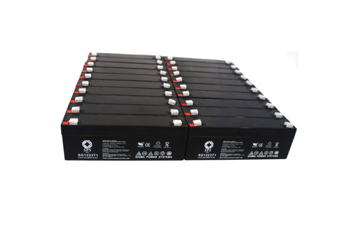 12V 2.3 Ah Replacement Battery for Schiller America AT2 PLUS EKG (16 pack)