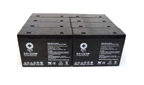 12V 5Ah (1223W) - for Exide EP1221W (8 PACK)