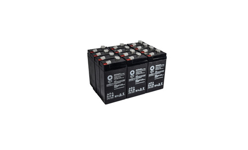 6 V 3.2 Ah TT1. Terminal T1 Replacement Battery for Sonnenschein LCR6V3.2P (12 PACK)