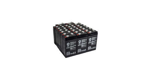6 V 3.2 Ah TT1. Terminal T1 Replacement Battery for Sonnenschein LCR6V3.2P (24 PACK)