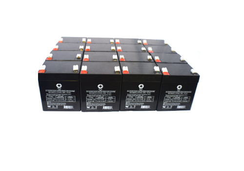 12V 5 Ah Replacement Battery (SG1250T2) for APC SMART-UPS RM SUA3000RMT2U UPS (16 PACK)