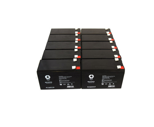 12V 7 Ah Replacement Battery for APC BACK- RS BR1000G UPS (10 PACK)