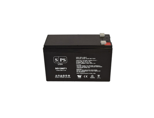 12V 8 Ah Replacement Battery  (Terminal T1)  for Bruno SRE-2010 Wheelchair (1 PACK)