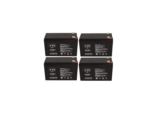 12V 8 Ah Replacement Battery  (Terminal T1)  for Bruno SRE-2010 Wheelchair (4 PACK)