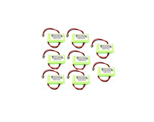 2.4V 500 mAh Replacement Battery for Radio Shack/Tandy 43-3533 Cordless Phone Battery (8 PACK)