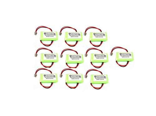 2.4V 500 mAh Replacement Battery for Uniden DECT 1580-2 Cordless Phone Battery (10 PACK)