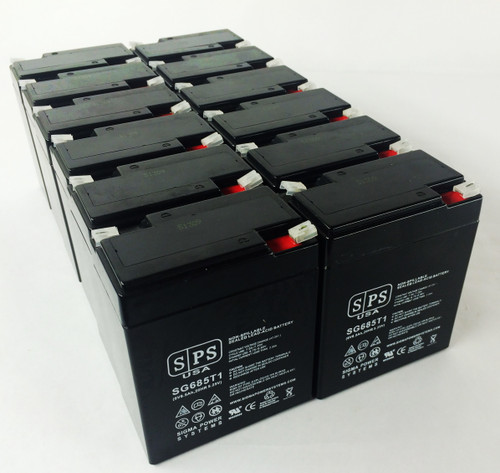 6V 8.5 Ah Replacement Battery (SG0685T1) for Light Alarms P12LP1 (16 pack)