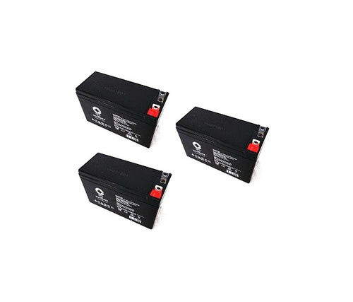 SPS Brand 12V 9Ah Replacement Battery (SG1290FP) for Stanley  PPRH3 (3 pack)
