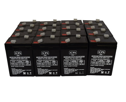 6V 4.5 Ah UPS Replacement Battery for CSB HC1221W (24 Pack) 6V 4.5 Ah UPS Replacement Battery for CSB HC1221W (24 Pack)