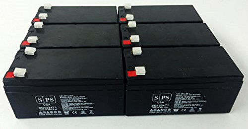 12V 3.4 Ah Replacement Battery for APC RBC35 -Non OEM Only (6 Pack)