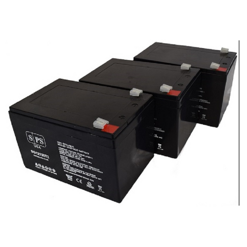 12V 12 Ah Replacement Battery (SG12120T2) for Back-UPS Pro 650 BK650M Terminal T2 (3 Pack)