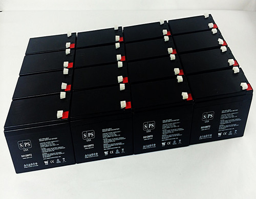 12V 9Ah Replacement Battery for Sola S5KA8N6A6 (Terminal T2) (24 Pack)