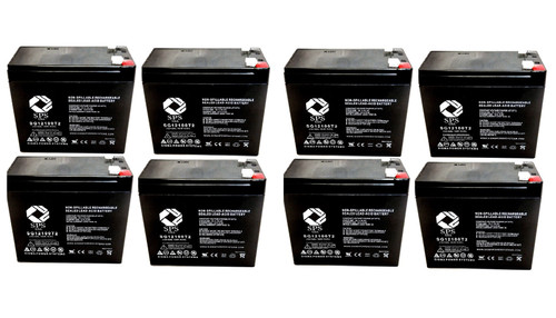 12V 10Ah Replacement Battery for Long Way LW-6FM9A (8 Pack)