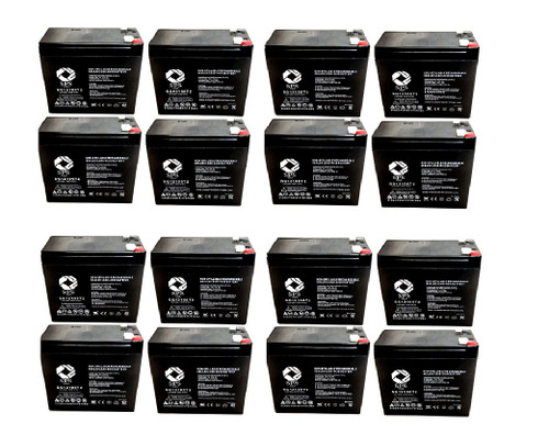 12V 10Ah Replacement Battery for HCF Pacelite HCF 705 (16 Pack)