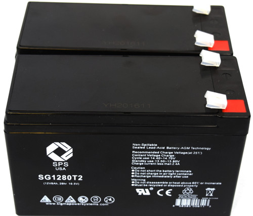 12V 8 Ah Replacement Battery for Alpha Technologies ALI Plus BP 1500-3000 Tower UPS (2 PACK)