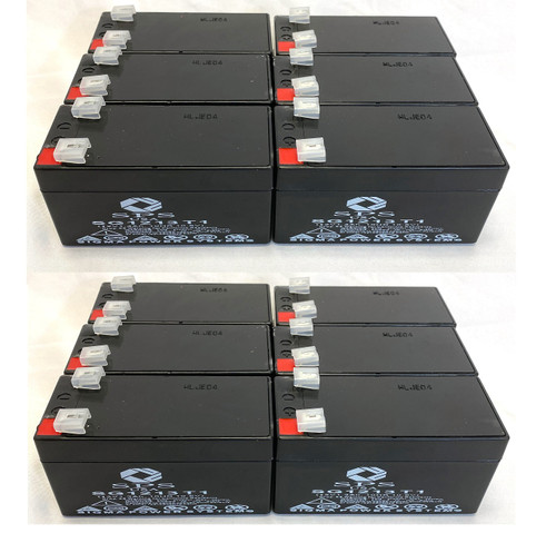 12V 1.3Ah Replacement Battery for Marquette Mac Vu 3 Channel EKG (12 Pack)