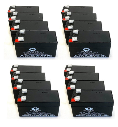 12V 1.3Ah Replacement Battery for Lintronics NP1212 (16 Pack)