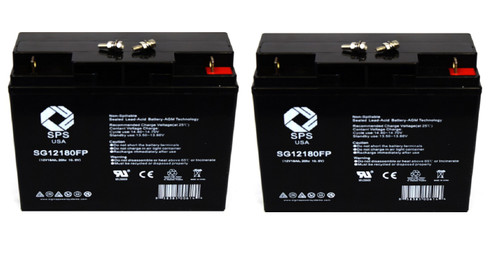 SPS Brand 12V 18Ah Replacement Battery for UPS APC SU1400RMXLTNET Lead-Acid Battery (2 Pack)