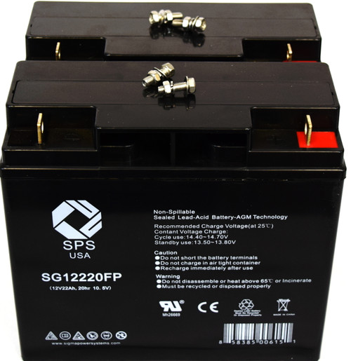 12V 22Ah Replacement Battery for APC SU1400RMXL UPS (2 Pack) 12V 22Ah Replacement Battery for APC SU1400RMXL UPS (2 Pack)