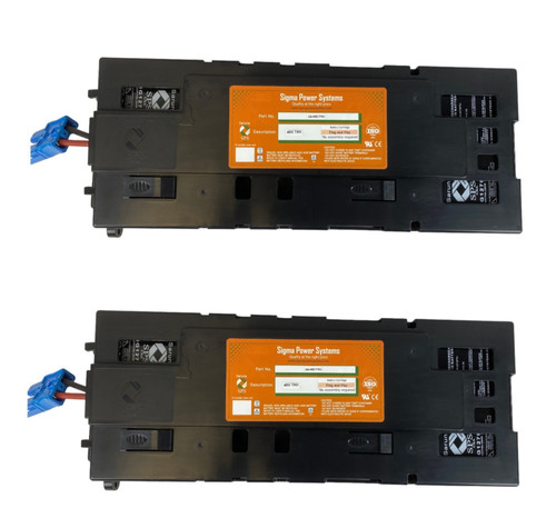 SPS Brand 48V 7Ah Replacement RBC116 Battery Cartridge for SMX750I (2 Pack)