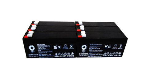 SPS Brand 8V 3.2 Ah Replacement Battery (SG0832T1) for Mesa SK10 SCALE (6 PACK)