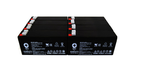 SPS Brand 8V 3.2 Ah Replacement Battery (SG0832T1) for Any Battery 4510 (8 PACK)