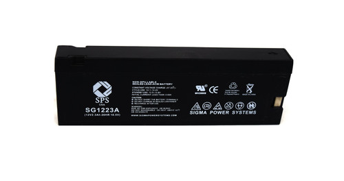 SPS Brand 12V 2.3 Ah (Terminal A) Replacement (SG1223A) for General Electric 5442 (Camcorder Battery) (1 Pack)