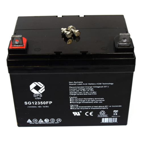 Replacement Battery for Quantum Rehab Dynamo 1107 Wheelchair  - 1 PACK