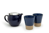 Jeans Blue Teapot Gift Set