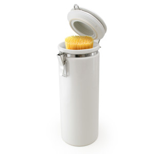 White Pasta Canister