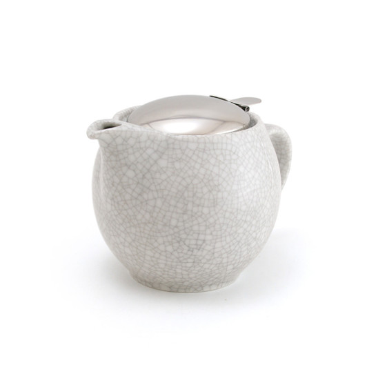White/Grey Crackle Universal Teapot 450ml
